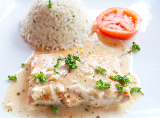 grilled salmon
