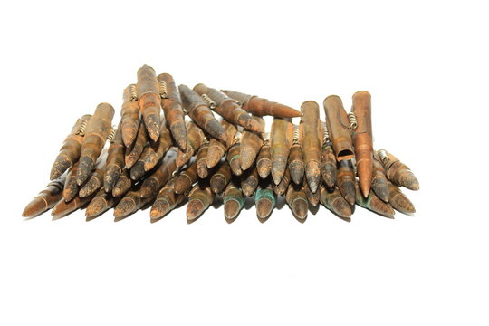 old ammunition belt