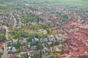 Luftaufnahme Mutterstadt Pfalz - Dorf