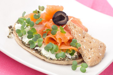 Smoked Salmon Sandwich