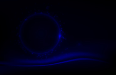 background with circles light. abstract ball blue.