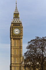 Fototapeta na wymiar Big Ben, Westminster, Londyn
