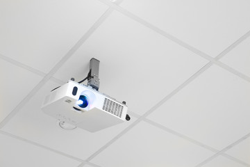 projector on the ceiling