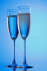 Pair of champagne flutes