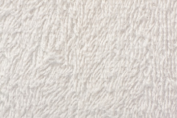 Fototapeta na wymiar White soft towel texture