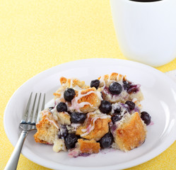 Blueberry Bread Pudding