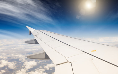 Fototapeta premium wing of airplane