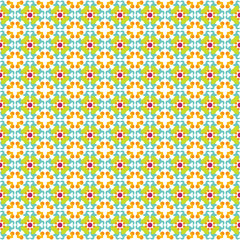 Seamless pattern with flowers