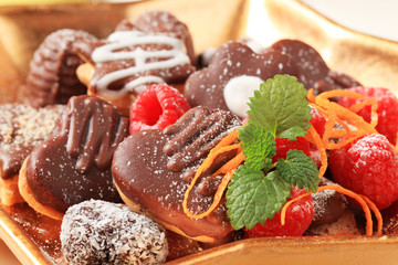 Assorted cookies
