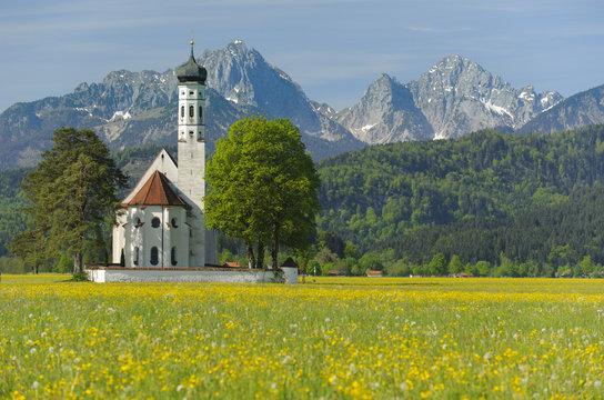 Kirche St. Coloman In Bayern