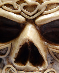 Celtic Druid Skull Face Macro