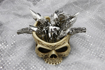 Armour Rings in Skull Box
