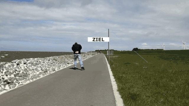 kurz vor dem Ziel