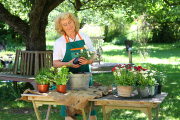 Arbeit im Garten