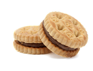 biscuits with chocolate filling