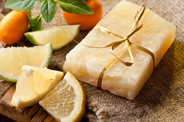 Lemon soap