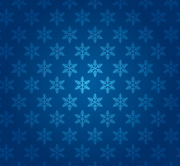 Snowflakes seamless pattern - vector background