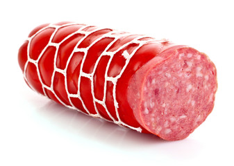 Sausage isolated on white