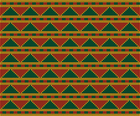Africa-inspired pattern
