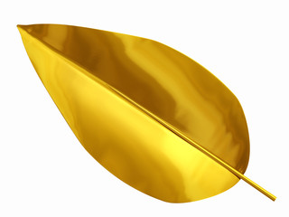 goldenes Blatt