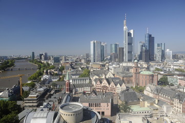 Skyline in Frankfurt