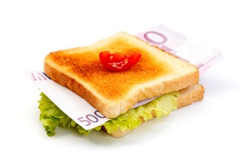 Money sandwich
