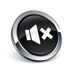 Obraz premium icône bouton internet son musique stop