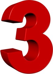 3D ZAHL 3