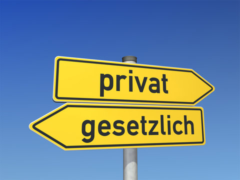 Wegweiser privat gesetzlich
