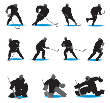 Hockey Silhouettes