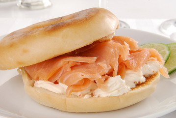 Bagel and lox