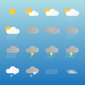 meteorologia fundo azul