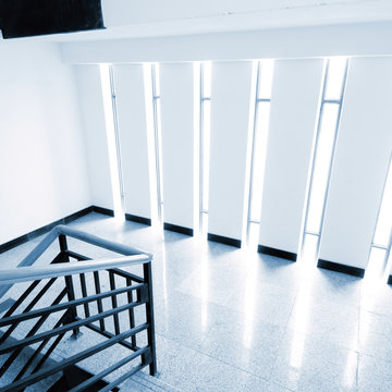 stairs in the modern house