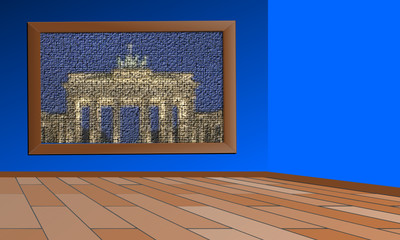 Brandenburger Tor als Ölgemälde © wwwebmeister