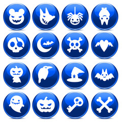 ハロウィンアイコンセット