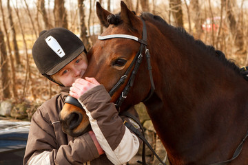 Girl and pony