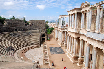 TEATRO ROMANO. EXTREMADURA, MÉRIDA, ESPAÑA
