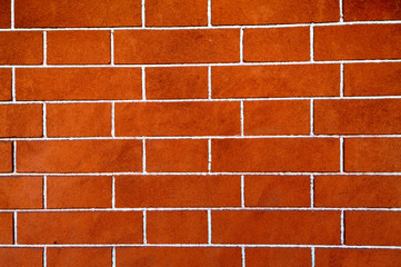 Red brick wall