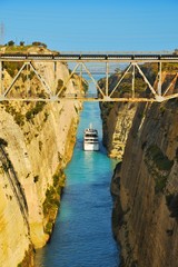 Corinth Canal, Short-cut way through the Isthmus of Corinth
