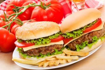 hamburgers