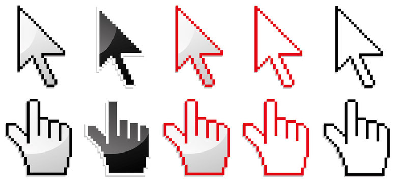 Computer Maus Computermaus Mauszeiger Cursor Hand Pfeil 2
