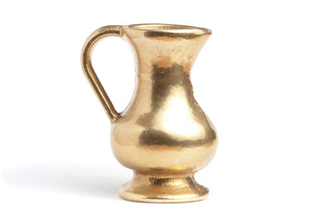 Antique brass jug