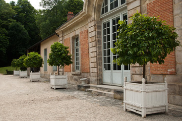 Fototapeta na wymiar terrasse château