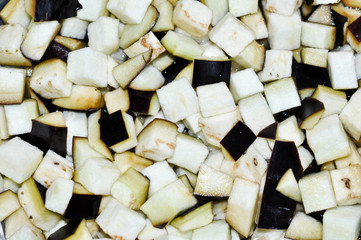 Aubergine. Vegetarische Küche