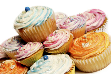 Colorful cupcakes