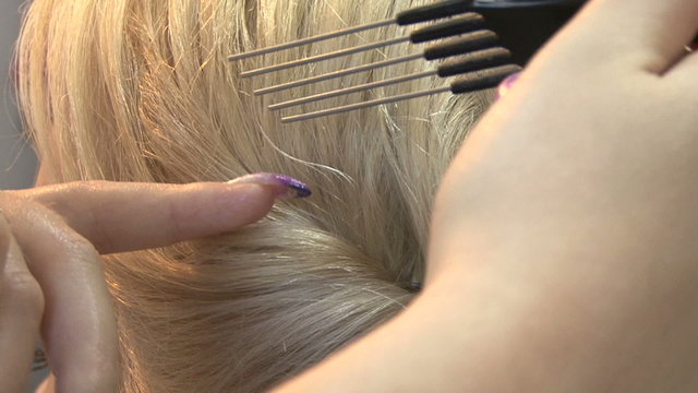 Preparing hairstyles