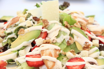 Chicken Caesar Salad La Sella golf course Denia Spain