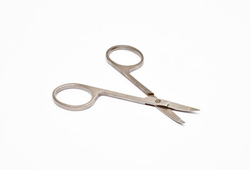 nail scissors isolated on white