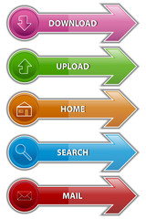 Obraz premium Web Button