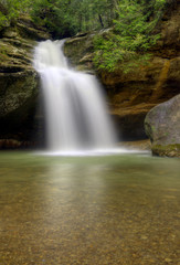 Fototapeta na wymiar Hocking HIlls Waterfall